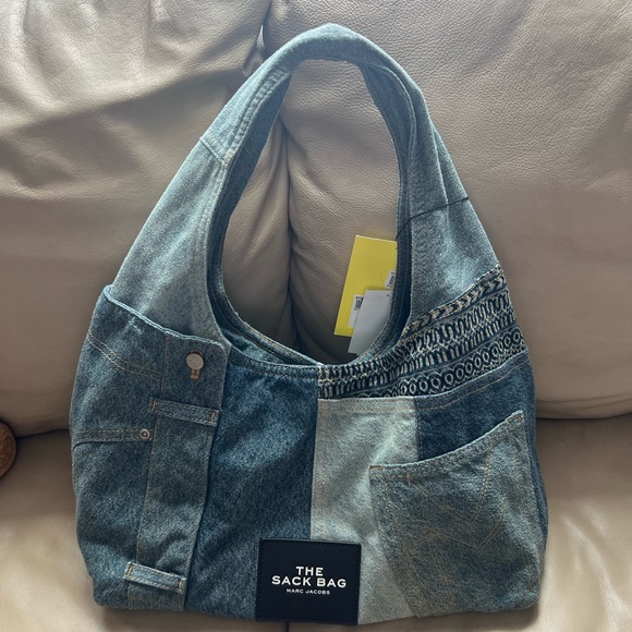 Marc Jacobs Handbags - Marc Jacobs Denim Patchwork Hobo Bag